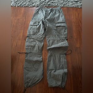 Dark Grey Wind Pants